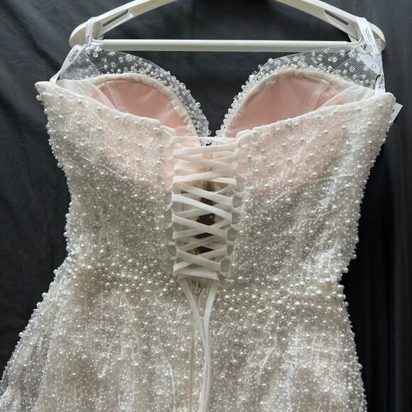 NEW Oksana Chorna Cornelia Beaded Wedding Dress - Picture 5 of 8
